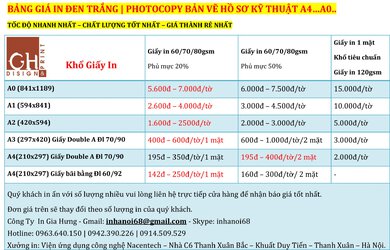 8. BẢNG GIÁ IN ĐEN TRẮNG, PHOTOCOPY BẢN VẼ HỒ SƠ KỸ THUẬT A4…A0...jpg 8. BẢNG GIÁ IN ĐEN TRẮNG, PHOTOCOPY BẢN VẼ HỒ SƠ KỸ THUẬT A4…A0...jpg