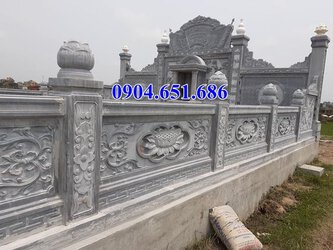 Mẫu lan can, hàng rào đá đẹp chạm khắc hoa văn tinh xảo.jpg