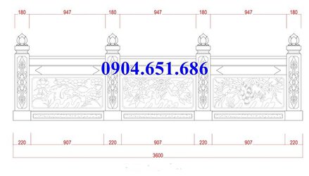 Mẫu lan can thiết kế chạm cảnh tứ quý tùng, cúc, trúc, mai.jpg