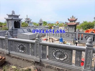 Mẫu lan can, hàng rào đá khu lăng mộ, nghĩa trang gia đình, nhà mồ đẹp.jpg
