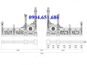 Mẫu thiết kế lan can, cổng khu lăng mộ, nghĩa trang gia đình chuẩn phong thủy.jpg
