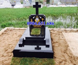 Mẫu mộ đạo công giáo đá hoa cương granite đẹp.jpg