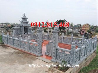 Mẫu khu nhà mồ, khu lăng mộ gia đình thiết kế xây bằng đá đẹp.jpg