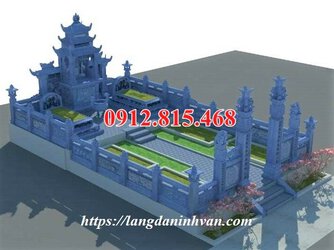 Mẫu thiết kế xây nhà mồ, khu lăng mộ, nghĩa trang gia đình hợp phong thủy.jpg