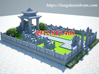 Thiết kế nhà mồ, khu lăng mộ, nghĩa trang gia đình tại Cà Mau.jpg
