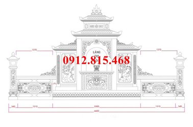 Bản vẽ chi tiết lăng mộ đá hai mái đẹp.jpg