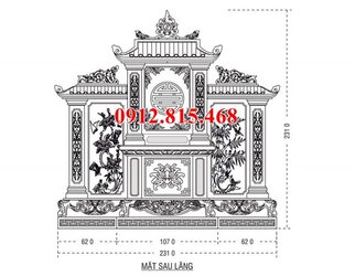 Bản vẽ chi tiết lăng mộ đá một mái.jpg