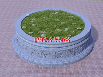 Mẫu thiết kế mộ tròn đẹp kích thước chuẩn phong thủy.jpg
