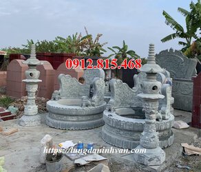 Mẫu mộ tròn đá xanh đẹp bán toàn quốc.jpg