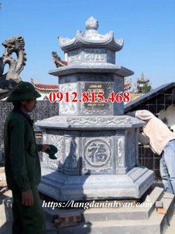 55 Mẫu mộ lục lăng bằng đá đẹp.jpg