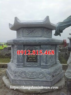 Giá xây mộ tổ lục giác bằng đá khối tự nhiên.jpg