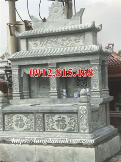 Mẫu mộ đôi ba mái đá xanh cao cấp đẹp bán và lắp đặt toàn quốc.jpg