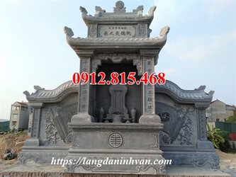 Mẫu ngai thờ lăng mộ đá xanh rêu cao cấp đẹp nhất hiện nay.jpg