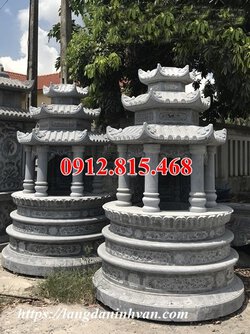 Mẫu mộ tròn hình tháp thiết kế kích thước chuẩn phong thủy.jpg