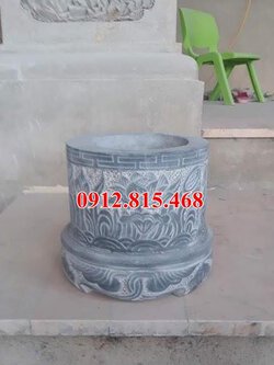 Mẫu bát nhang bằng đá tự nhiên chạm sen đẹp.jpg
