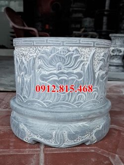 Mẫu bát nhang bằng đá chạm cảnh sen đẹp giá rẻ.jpg