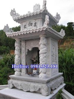 Mẫu miếu thờ thần linh ngoài trời hoa văn tinh xảo.jpg