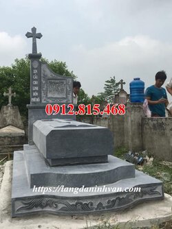 Mẫu mộ đạo tam cấp đẹp kích thước hợp phong thủy.jpg