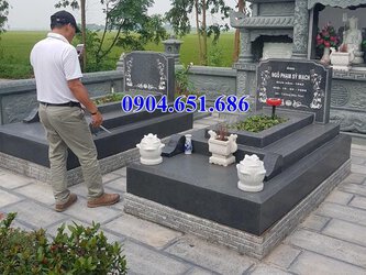 Mẫu mộ đôi đá hoa cương granite đơn giản đẹp.jpg