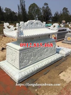 Mẫu mộ đá trắng đạo thiên chúa giáo bán tại Đà Nẵng, Huế, Quảng Bình, Quảng Trị.jpg