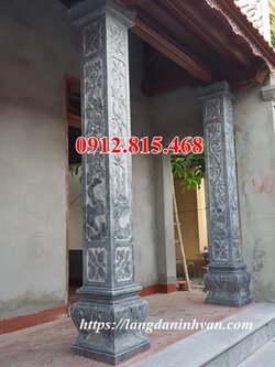Bán cột hiên nhà thờ họ đá xanh Thanh Hóa giá rẻ đẹp.jpg