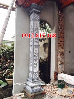 Mẫu cột đá đẹp giá rẻ bán tại cơ sở Đá mỹ nghệ Ninh Vân, Ninh Bình.jpg