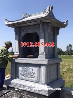 Mẫu Am thờ đá lăng mộ đơn giản đẹp.jpg