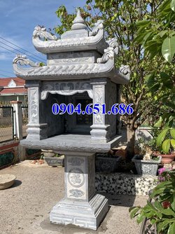 Mẫu am thờ đá đẹp ngoài trời bán tại Hà Nội – Cây hương ngoài trời.jpg