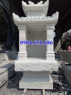 Mẫu miếu thờ thần linh thiết kế xây bằng đá trắng đẹp bán toàn quốc.jpg