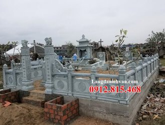 Mẫu nghĩa trang gia tộc, dòng họ thiết kế xây bằng đá xanh Thanh Hóa đẹp.jpg