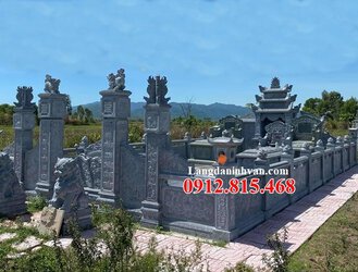 Mẫu nghĩa trang gia đình, gia tộc dòng họ xây bằng đá xanh Thanh Hóa đẹp hợp phong thủy.jpg
