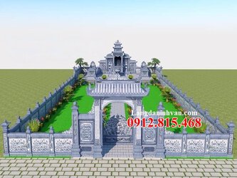 Mẫu thiết kế khu lăng mộ, khu nhà mồ, nghĩa trang gia đình đẹp kích thước hợp phong thủy.jpg