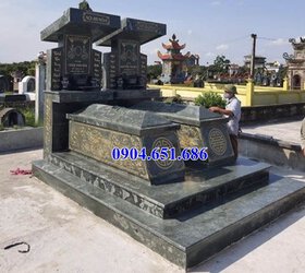 Mẫu mộ đá xanh rêu Thanh Hóa đơn giản đẹp bán tại Sài Gòn.jpg